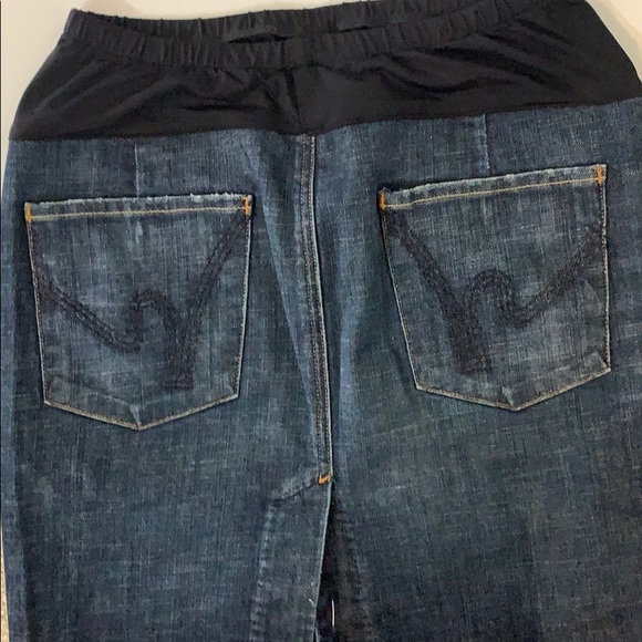Citizens of Humanity Denim Maternity Skirt Sz 31 - Picture 4 of 9
